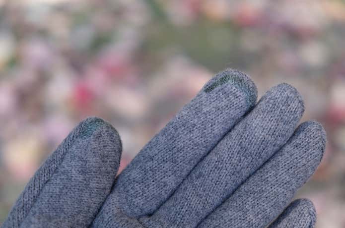 モンベル クリマプラス ニットグローブ スマホ対応