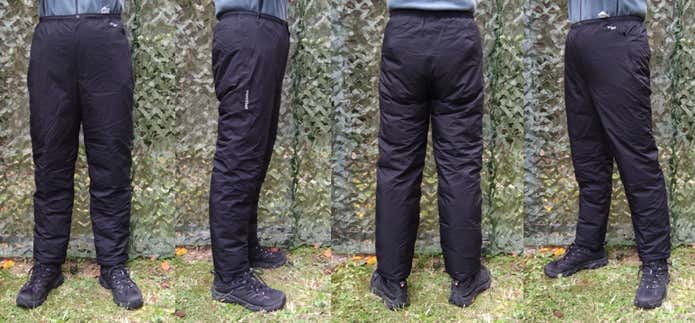 スーパードライテック ダウンパンツ全方向