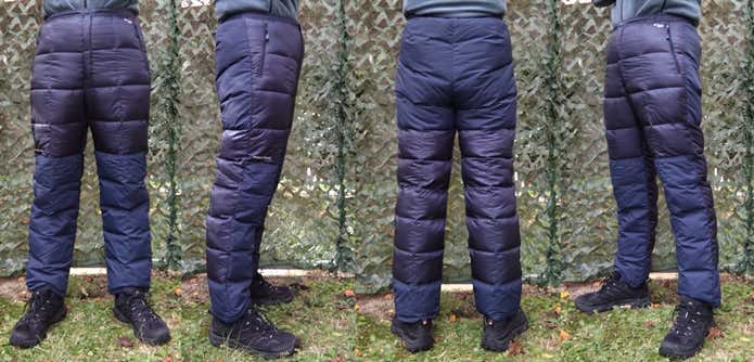 ライトアルパイン ダウンパンツ全方向