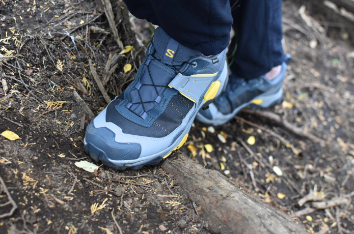 サロモン「X ウルトラ 5 ゴアテックス」のグリップ性能