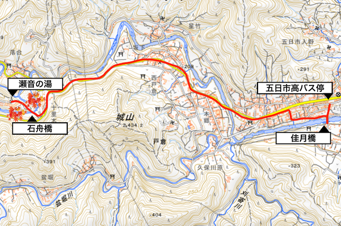 秋川渓谷・石船橋ハイキングコース