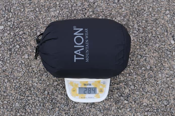 マウンテンダウンパンツ 重量