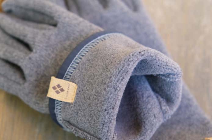 モンベル クリマプラス ニットグローブ 裏地