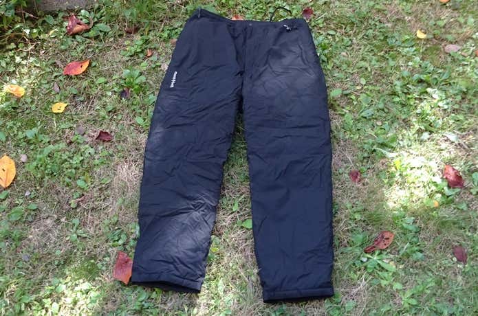 スーパードライテック ダウンパンツ