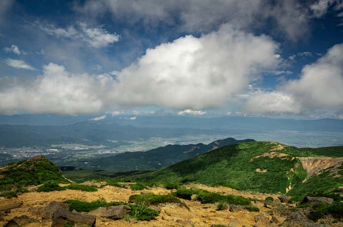 山頂からの風景