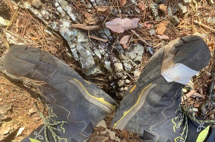 土道の登りでは元の状態をキープ