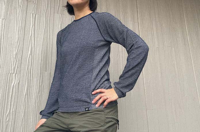 ワッフル ウール クルー