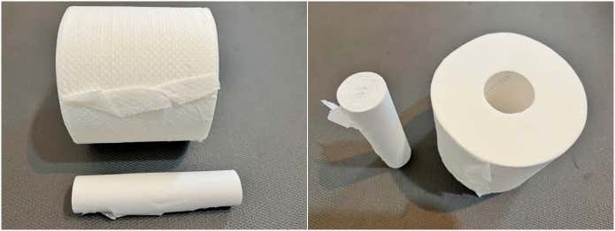登山ロールとトイレットペーパー