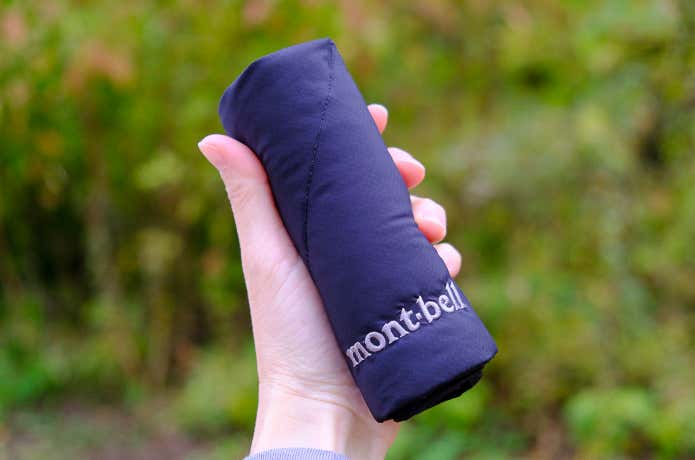 モンベル ダウンネックウォーマー コンパクト性