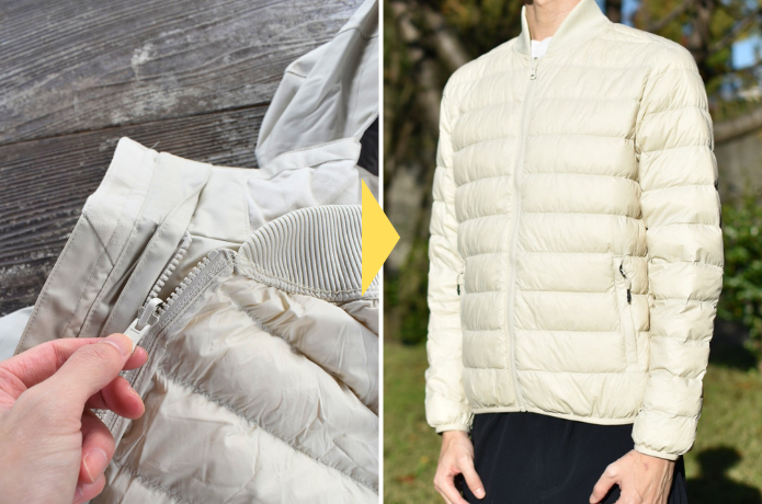 FORCLAZ ダウンジャケット 3WAY TRAVEL 500 メンズ