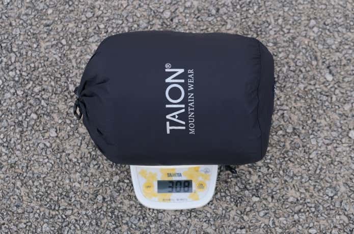 マウンテン パッカブル ボリュームダウンパンツ 重量