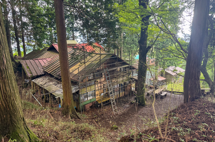 現在は営業していない大岳山荘