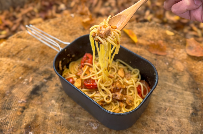 ガリトマチキンパスタ