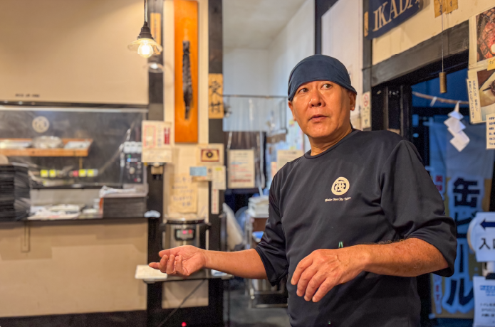 炭鳥 蔵 IKADA店主の森田さん