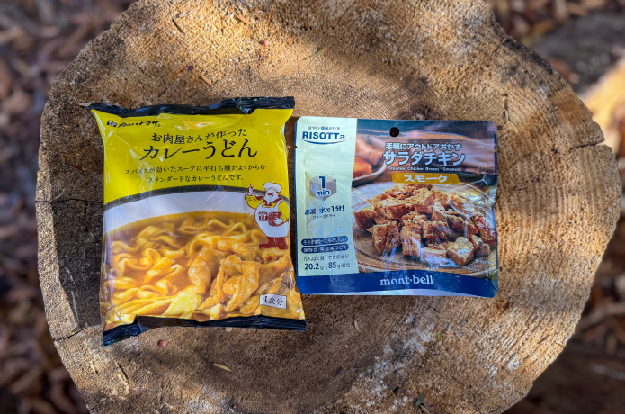 スモークチキンカレーの材料