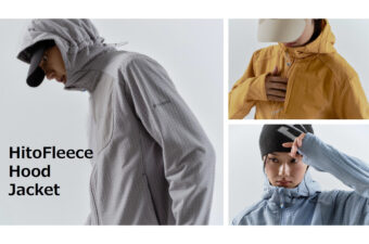 ZEROGRAMの新作、アウター利用も可能なフリースジャケット「HitoFleece Hood Jacket」