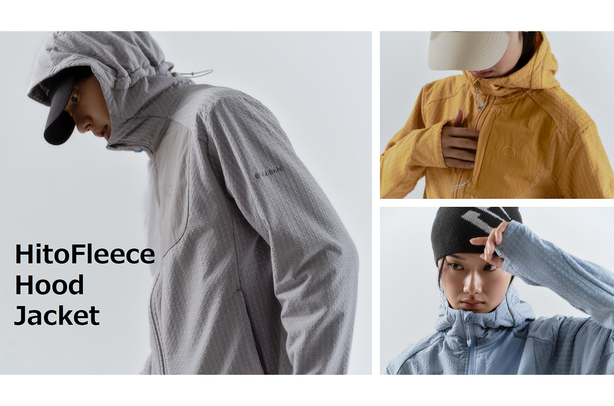 ZEROGRAMの新作、アウター利用も可能なフリースジャケット「HitoFleece Hood Jacket」