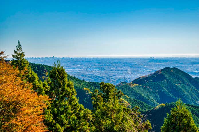 御岳山山頂からの絶景