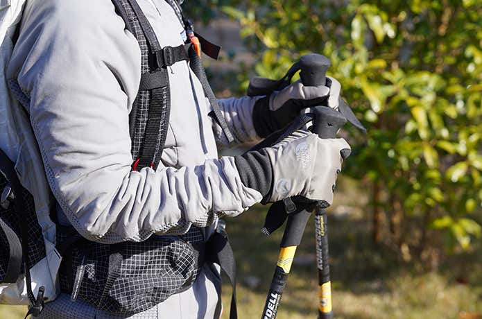 ミトン付きグローブの使用イメージ