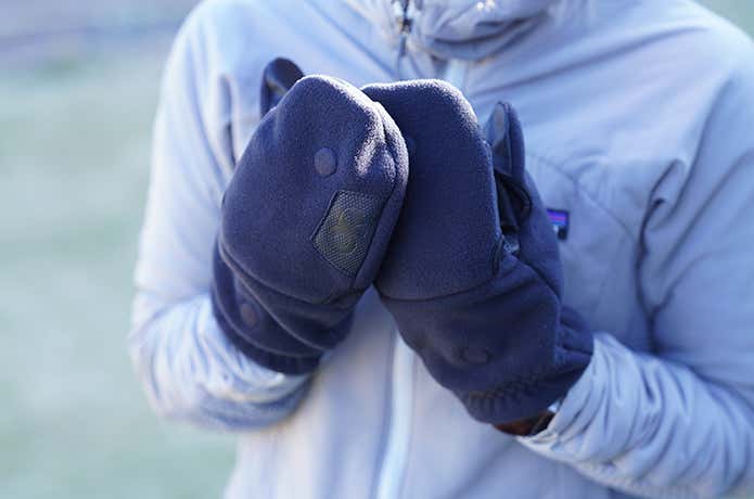 ミトン付きグローブの保温性重視モデルイメージ