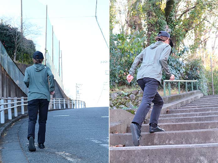 「坂道/階段インターバルウォーク」のやり方