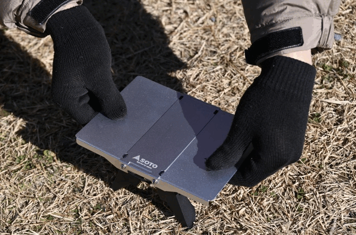 トレイルテーブルを撤収する流れ