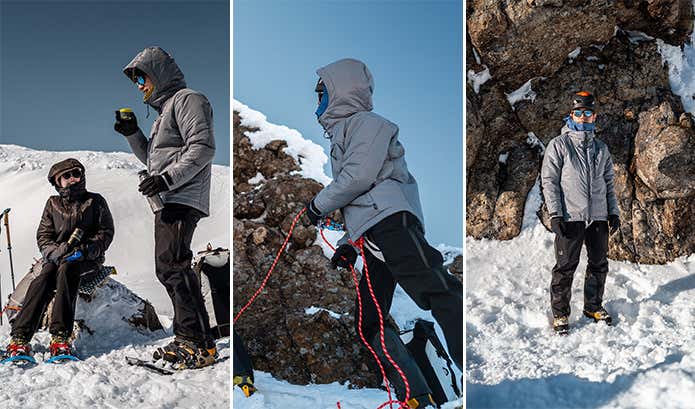 ビレイ中やテント設営、雪洞泊など、“静”の時間