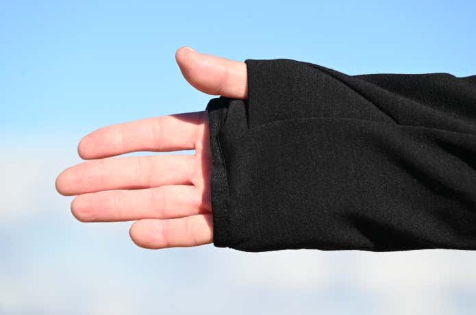 ワークマン メリノテックのサムホール