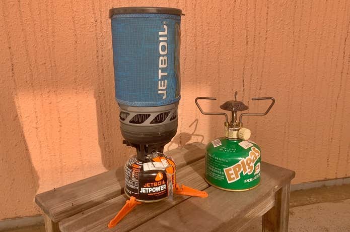 ジェットボイルと一般的なバーナー