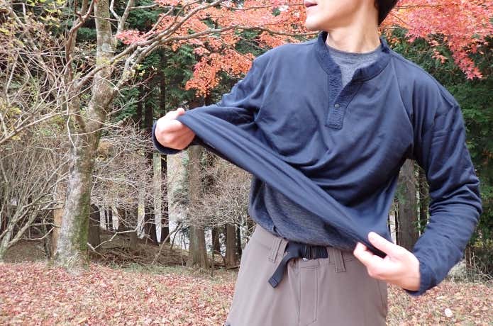 軽やかな着心地のBODY TOUGHNESSのフライウォーム