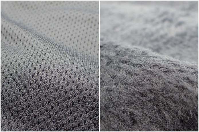 BODY TOUGHNESSのフライウォームの生地構造