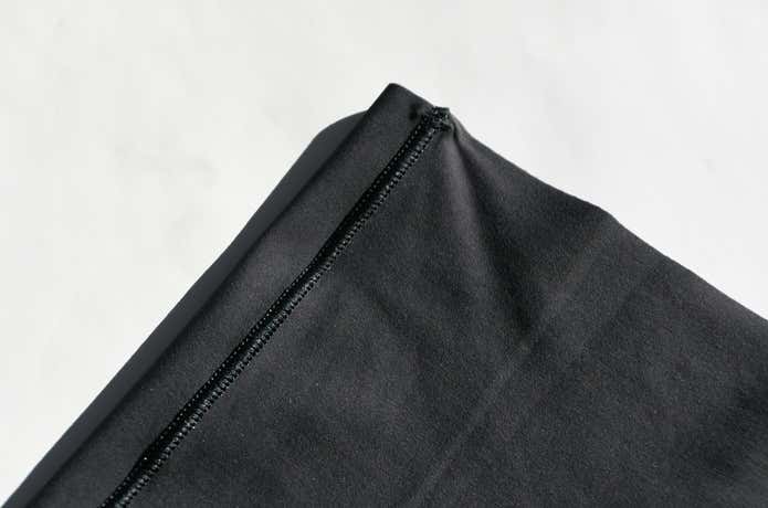 微起毛あったかハラマキの表面のアップ　