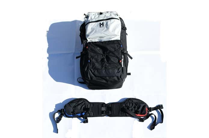 ミレー｜クンブ マウンテン クルーズ 37
メインバッグと取り外し可能なヒップベルト