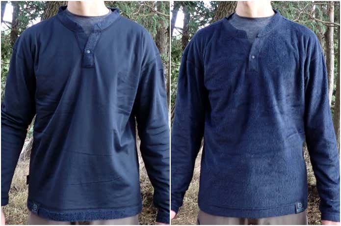 リバーシブル仕様のBODY TOUGHNESSのフライウォーム