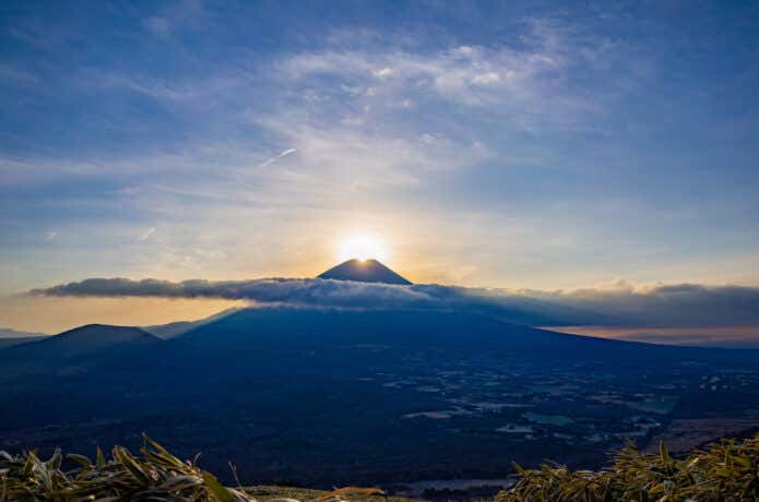 期間限定で出会えるダイヤモンド富士