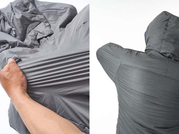 厚手なのに、動きを邪魔しないストレッチ性