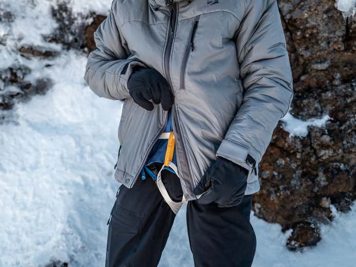 ハーネスと併用しやすいダブルスライダー仕様。