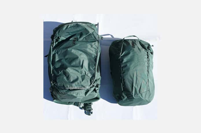 THULE｜Landmark 左：メインバッグ　右：着脱式デイパック