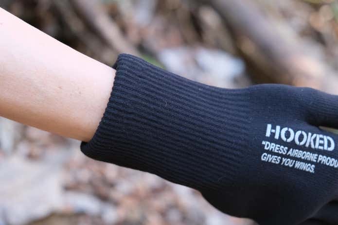 手首のリブ部分