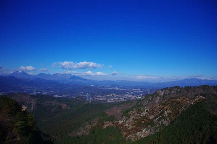 古賀志山から望む日光の山々