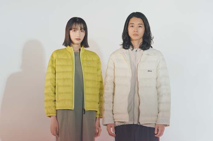 SHEER DOWN JKTとSHEER DOWN SHIRT BLOUSON