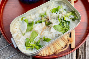 メスティンレシピ / 七草リゾット