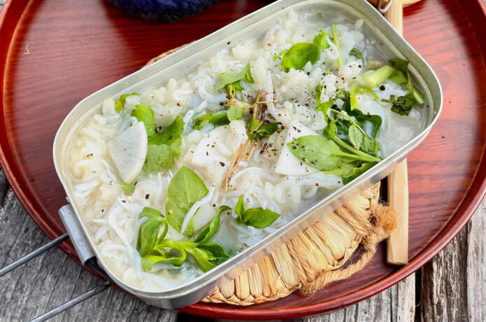 メスティンレシピ / 七草リゾット