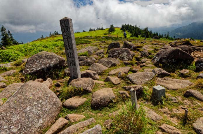 蓼科山山頂