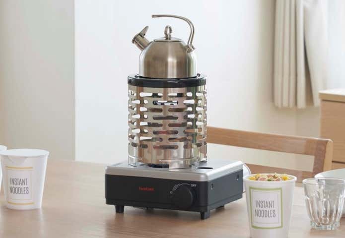 ストーブモード：暖を取りながら調理