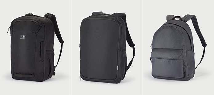 ライフスタイル向けリュック3シリーズ