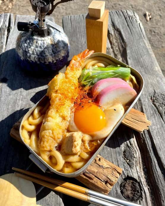 味噌煮込みうどん　完成