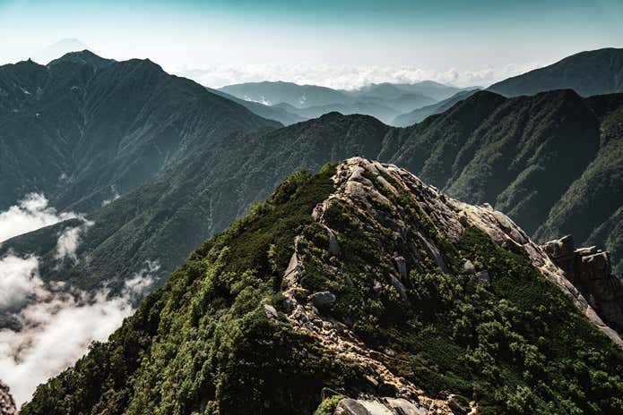 甲斐駒ヶ岳の風景