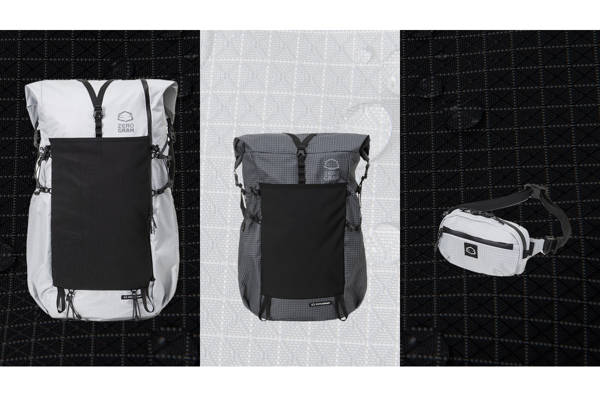 ZEROGRAM｜ハイカー向け軽量ロールトップ型バックパック「LUNDY LT」シリーズ