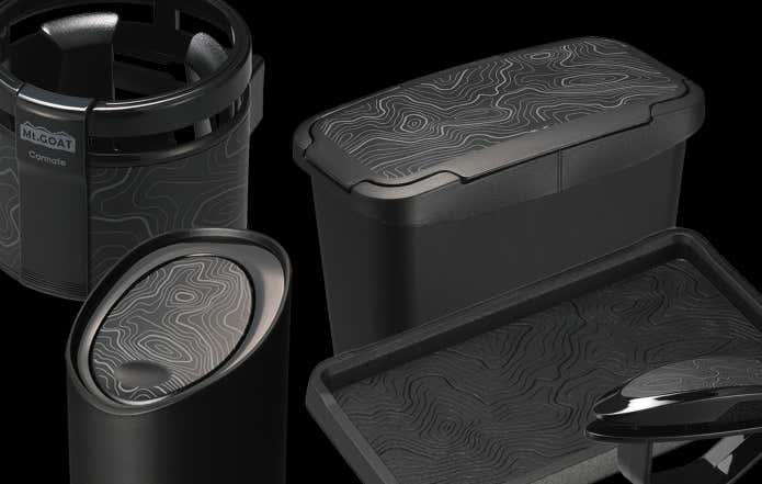 ブラック基調のカラーリング